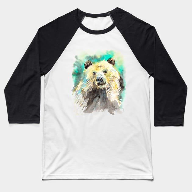 Bear in the forest Baseball T-Shirt by beaugeste2280@yahoo.com